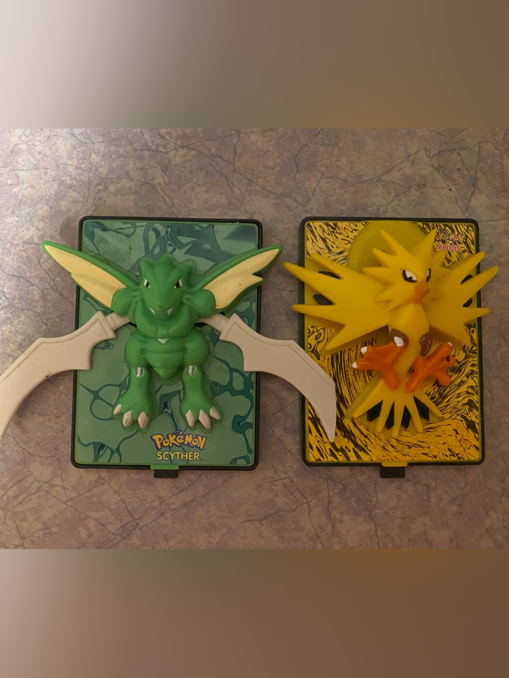 2000’s Pokémon movie BK Scyther and Zapdos Figure Set
